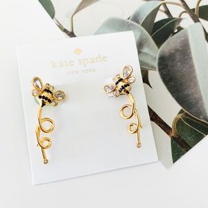 Kate Spade Picnic Bee Ear Crawlers